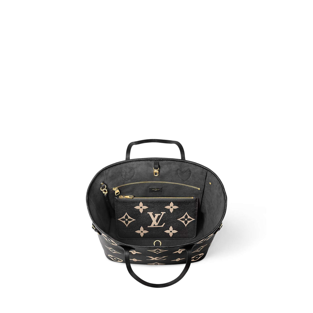 Neverfull MM BLACK BEIGE