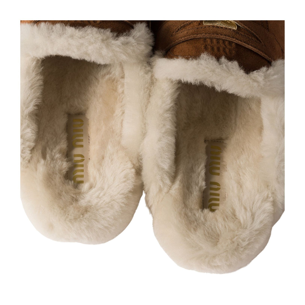 Suede mules- dark brown