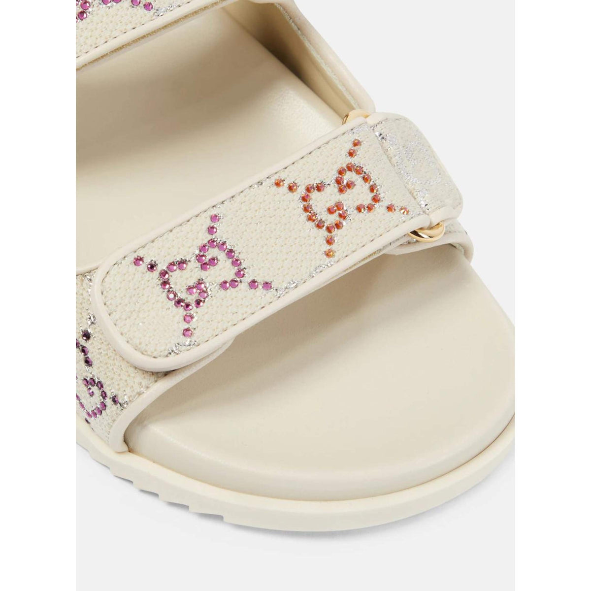 Gucci Double G Sandals White