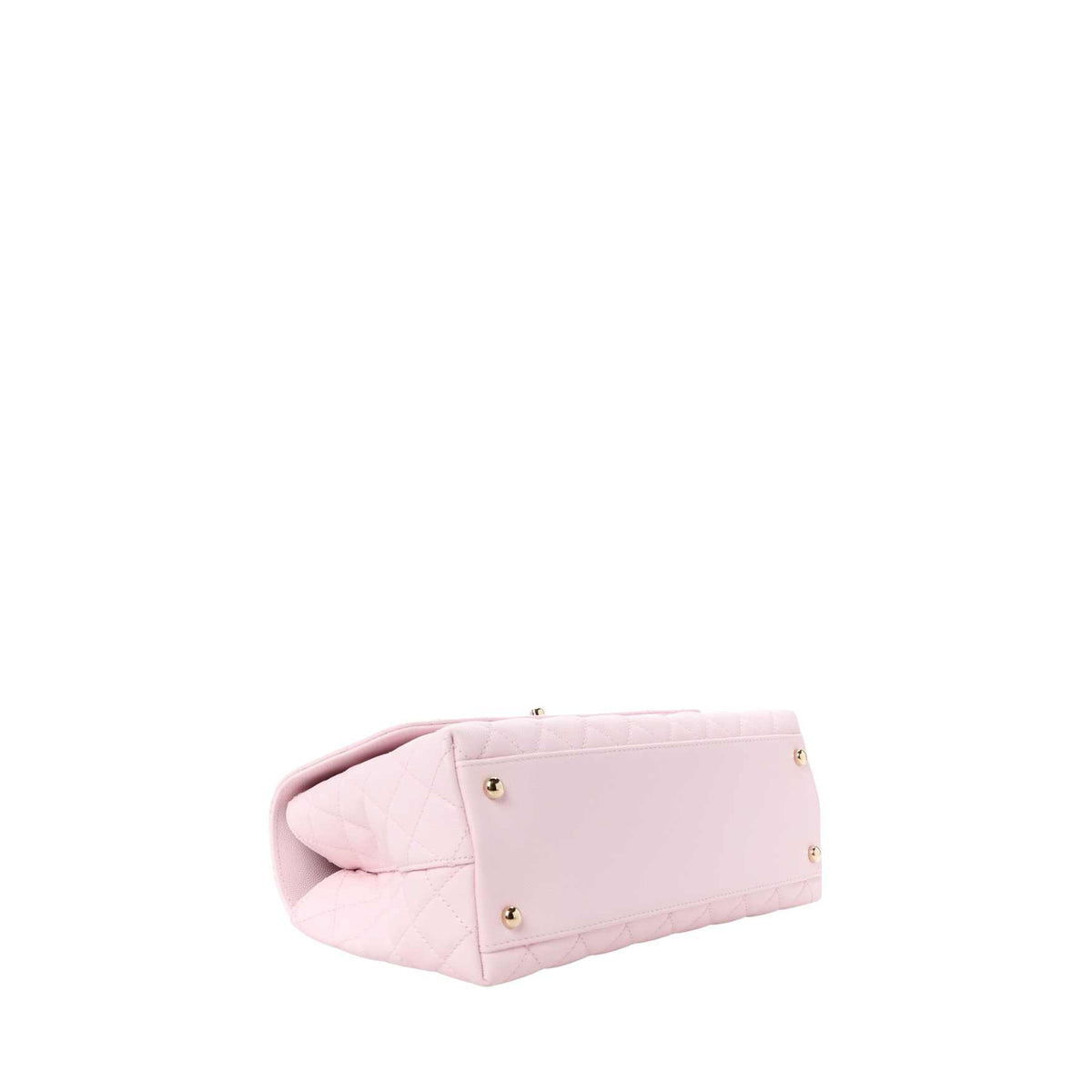 Caviar Coco Handle Flap Light Pink
