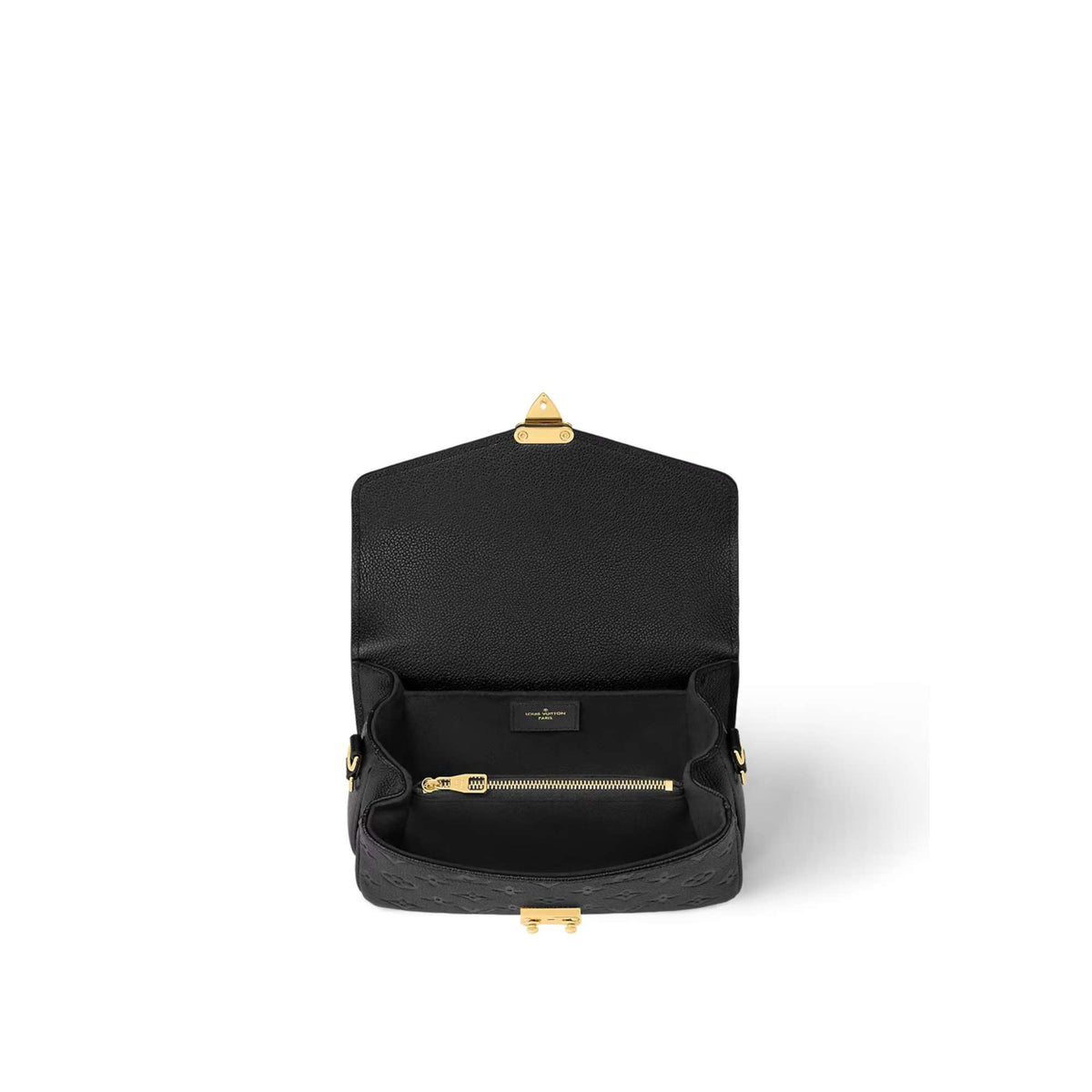Pochette Métis East West Black Leather