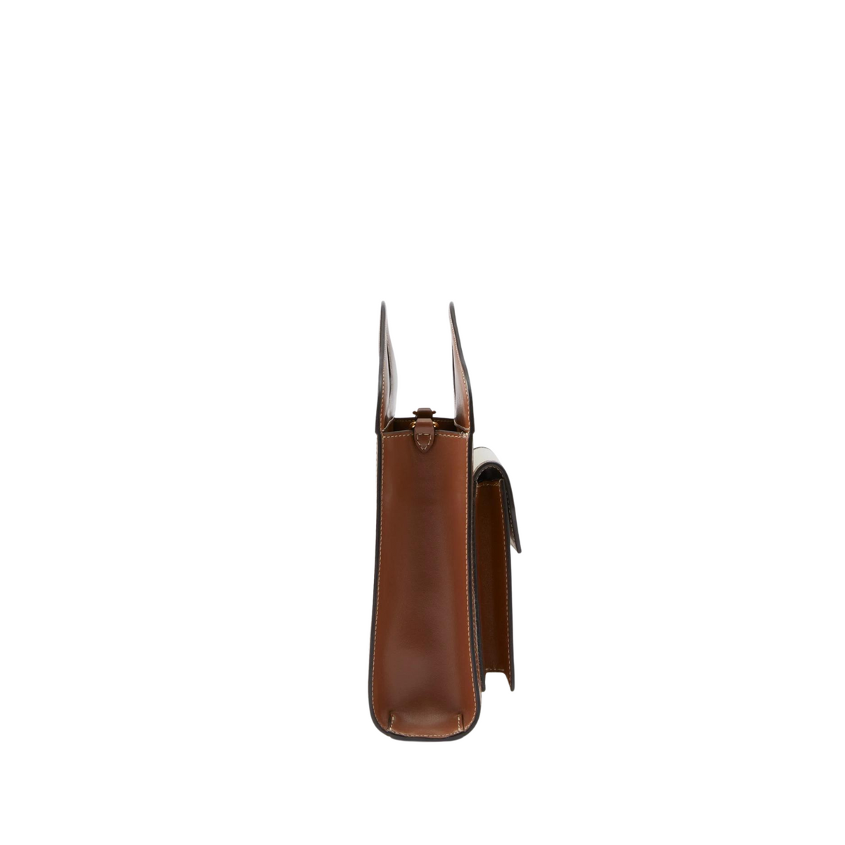 Two-tone Canvas Leather Pocket Bag