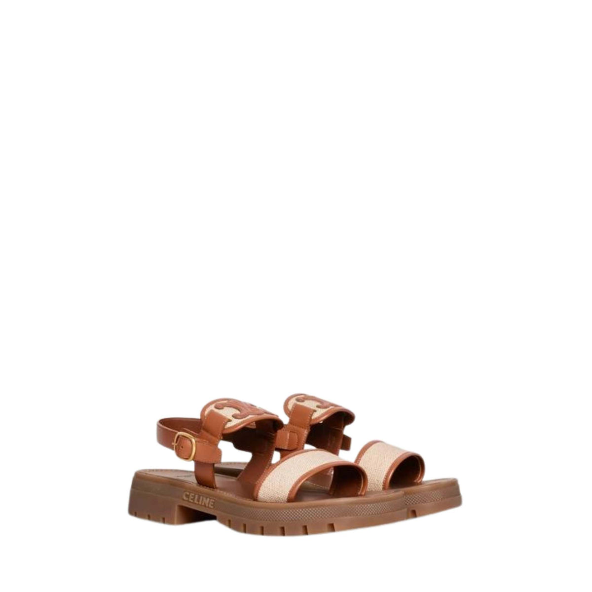 CELINE CLEA TRIOMPHE SANDAL IN CALFSKIN
