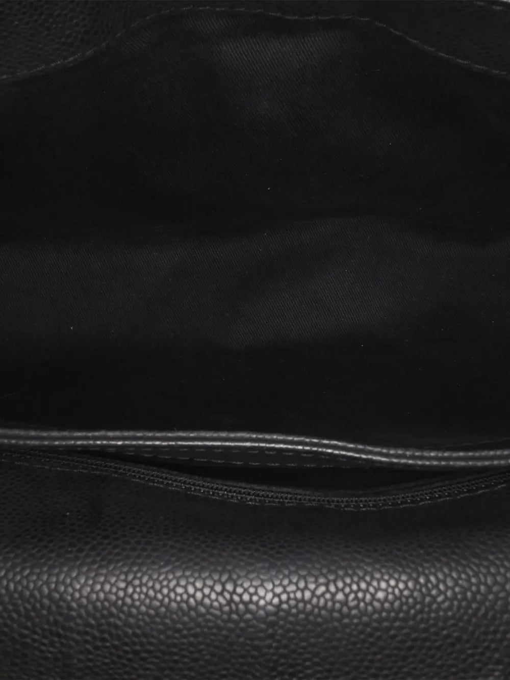 2012 Quilted Iridescent Caviar Lady Pearly Flap crossbody bag