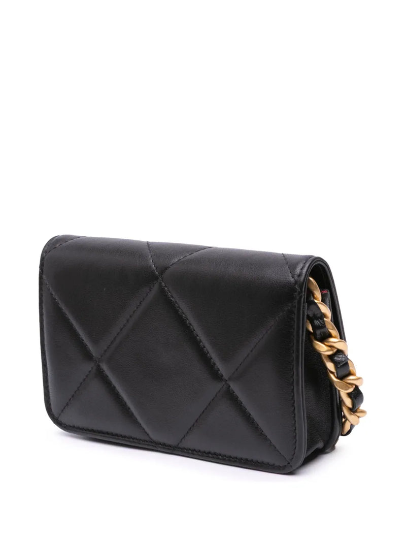 2021 Lambskin 19 Flap Coin Purse With Chain crossbody bag