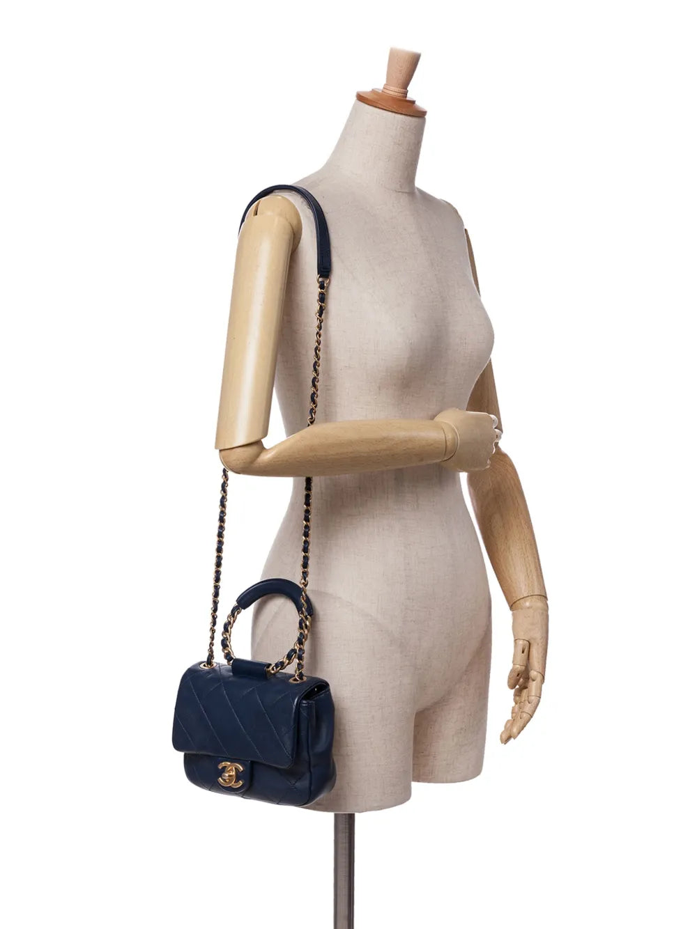 2019 Mini Lambskin In The Loop Flap satchel