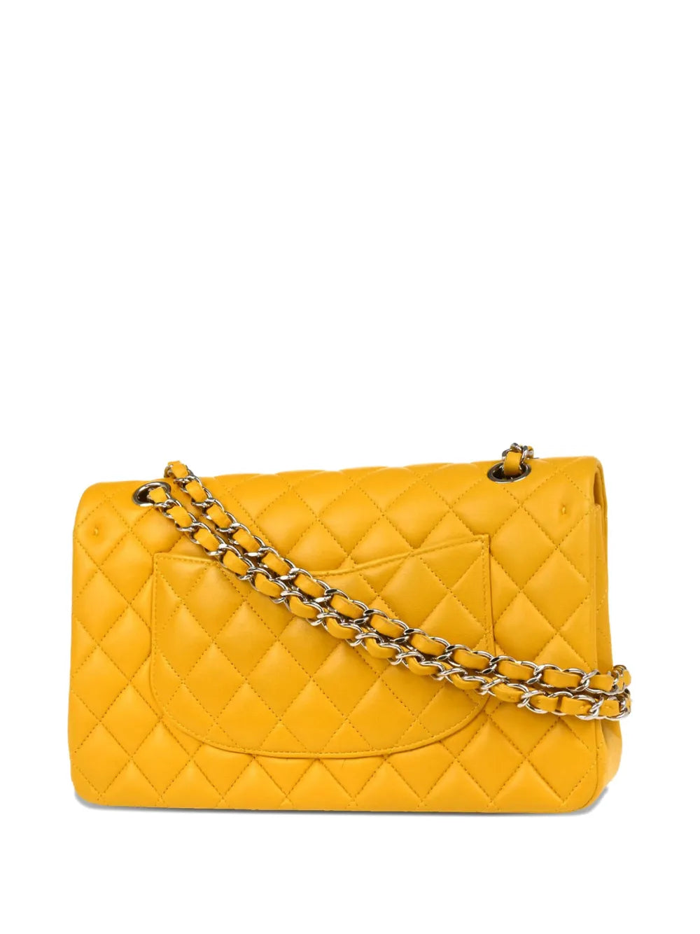 2014 medium Double Flap leather shoulder bag
