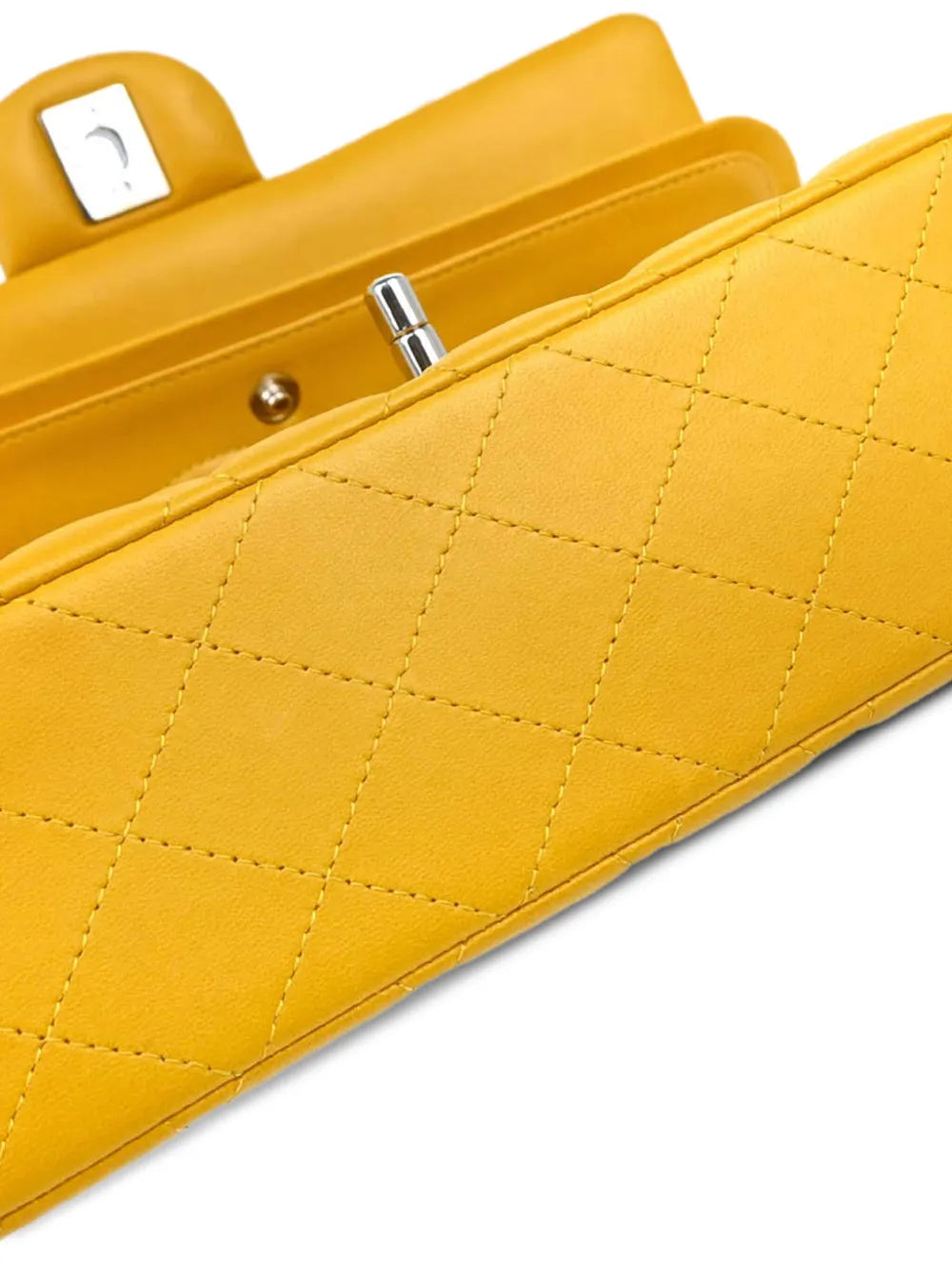 2014 medium Double Flap leather shoulder bag