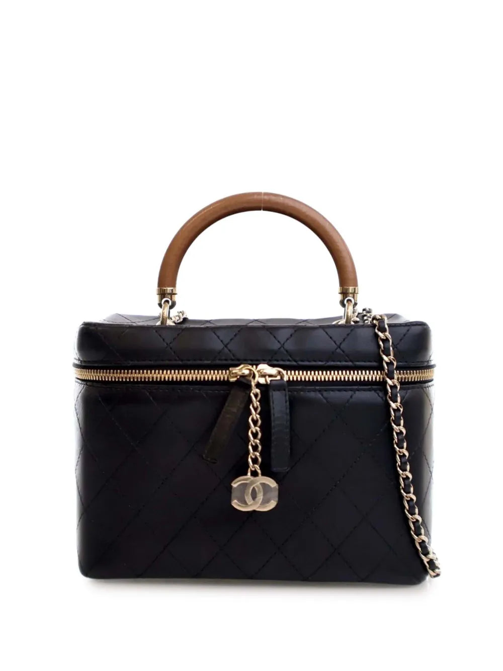 2018-2019 Large Quilted Lambskin Knock On Wood Case vanity bag