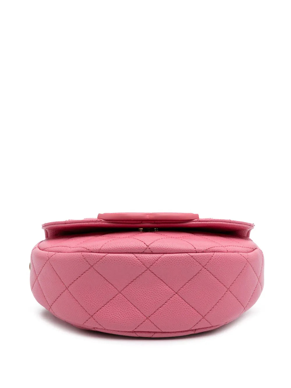 2021-2025 Mini CC Quilted Caviar Messenger Flap crossbody bag