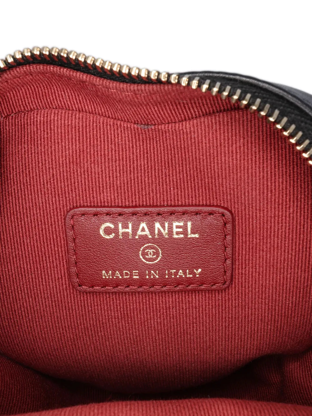 2021 Mini Lambskin CC in Love Heart belt bag