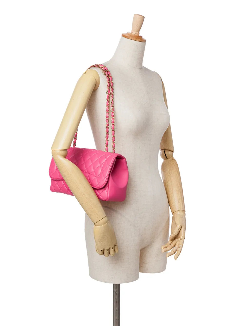 2015-2016 Medium Quilted Lambskin Mademoiselle Chic Flap shoulder bag