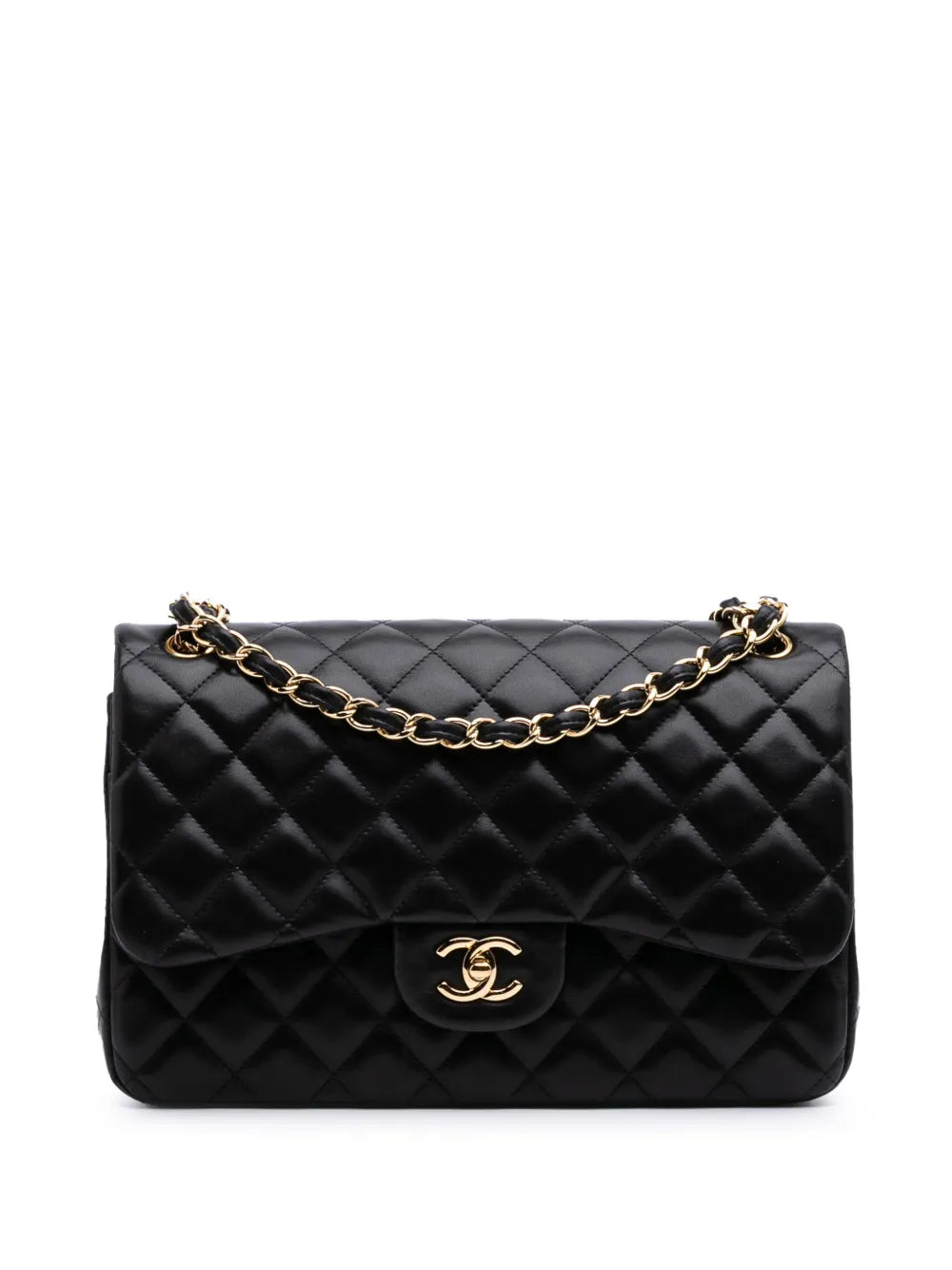 Chanel Jumbo Classic Lambskin Double Flap shoulder bag