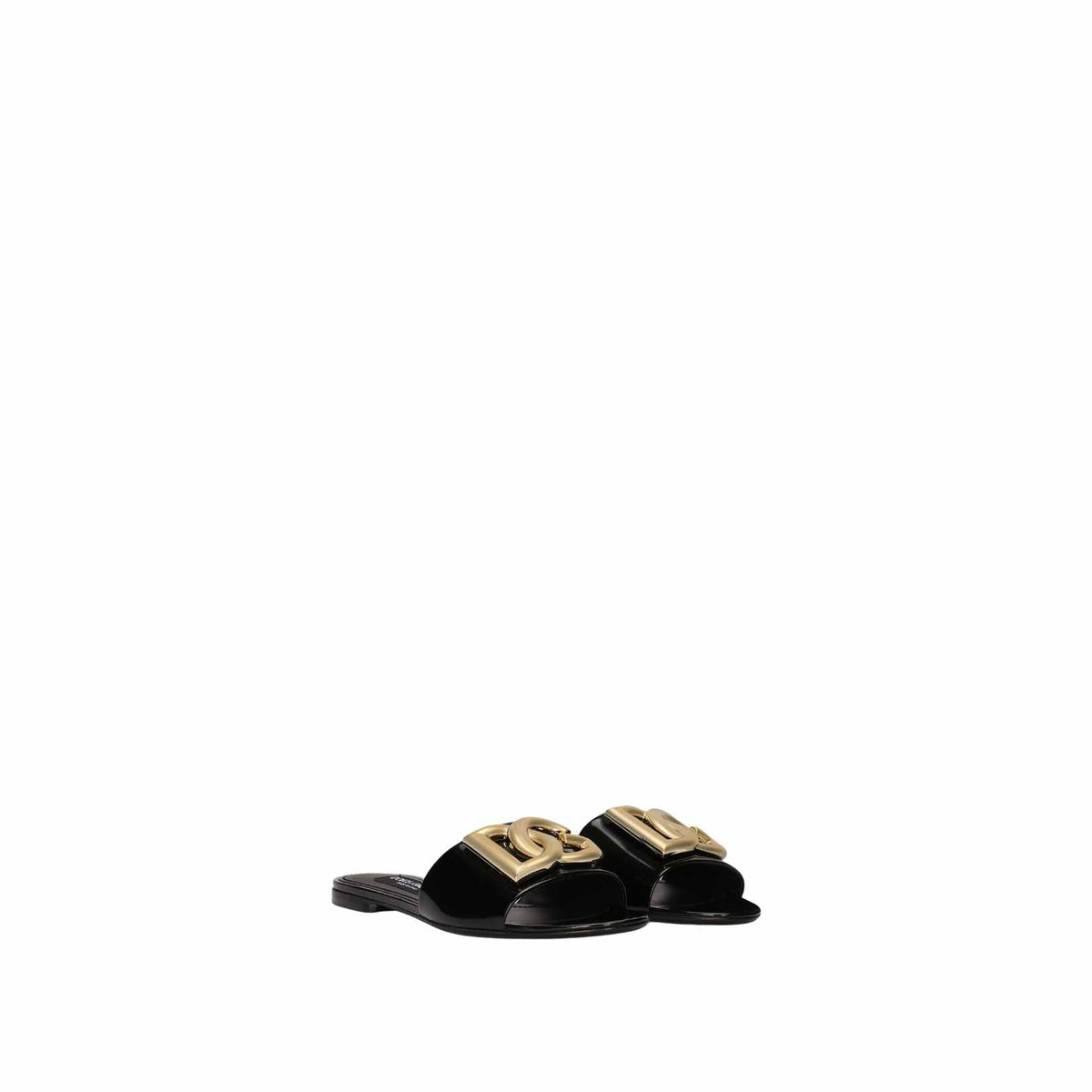 DG-logo leather sandals