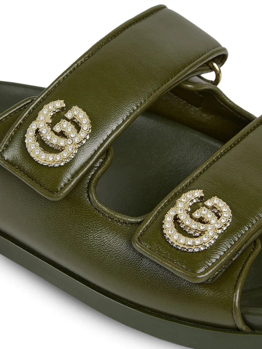 GUCCI Double G leather