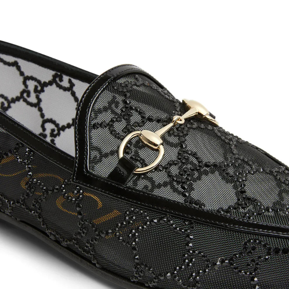 Gucci GG Crystal Loafers