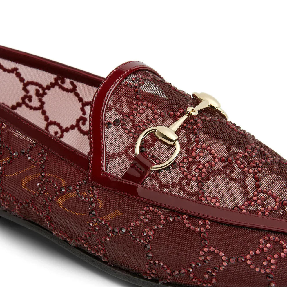 Gucci GG Crystal Loafers