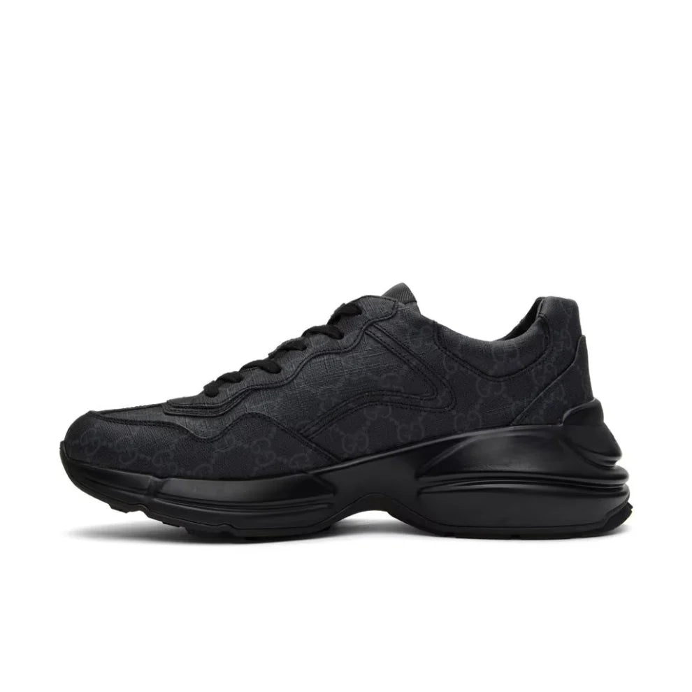 GUCCI Black Rhyton Sneaker