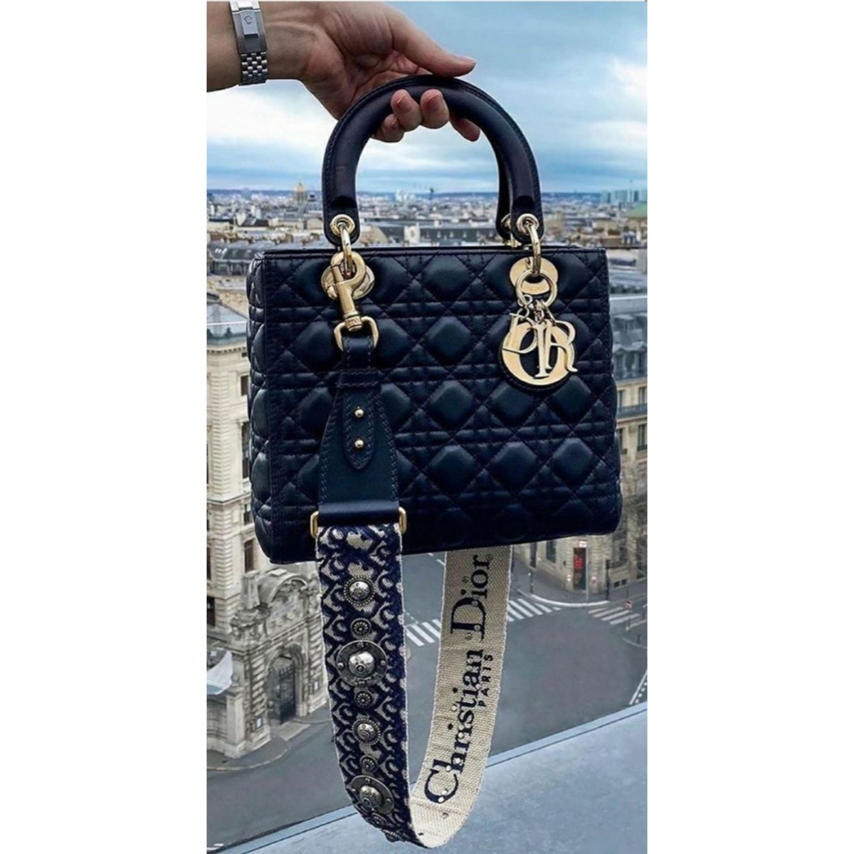 MEDIUM LADY DIOR BAG