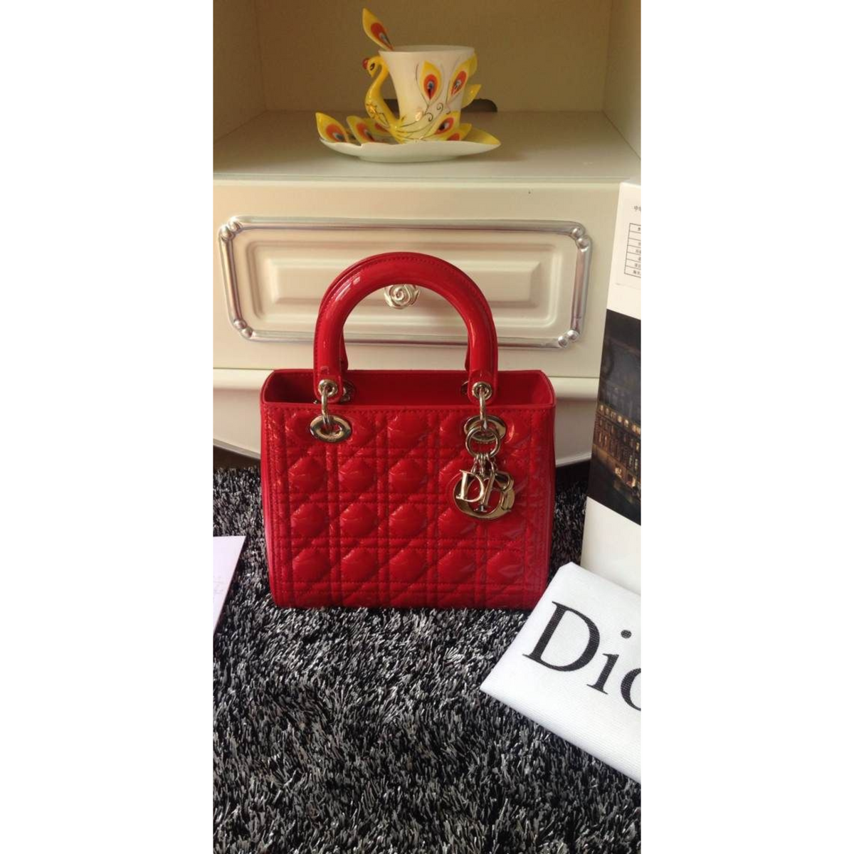 MEDIUM LADY DIOR BAG