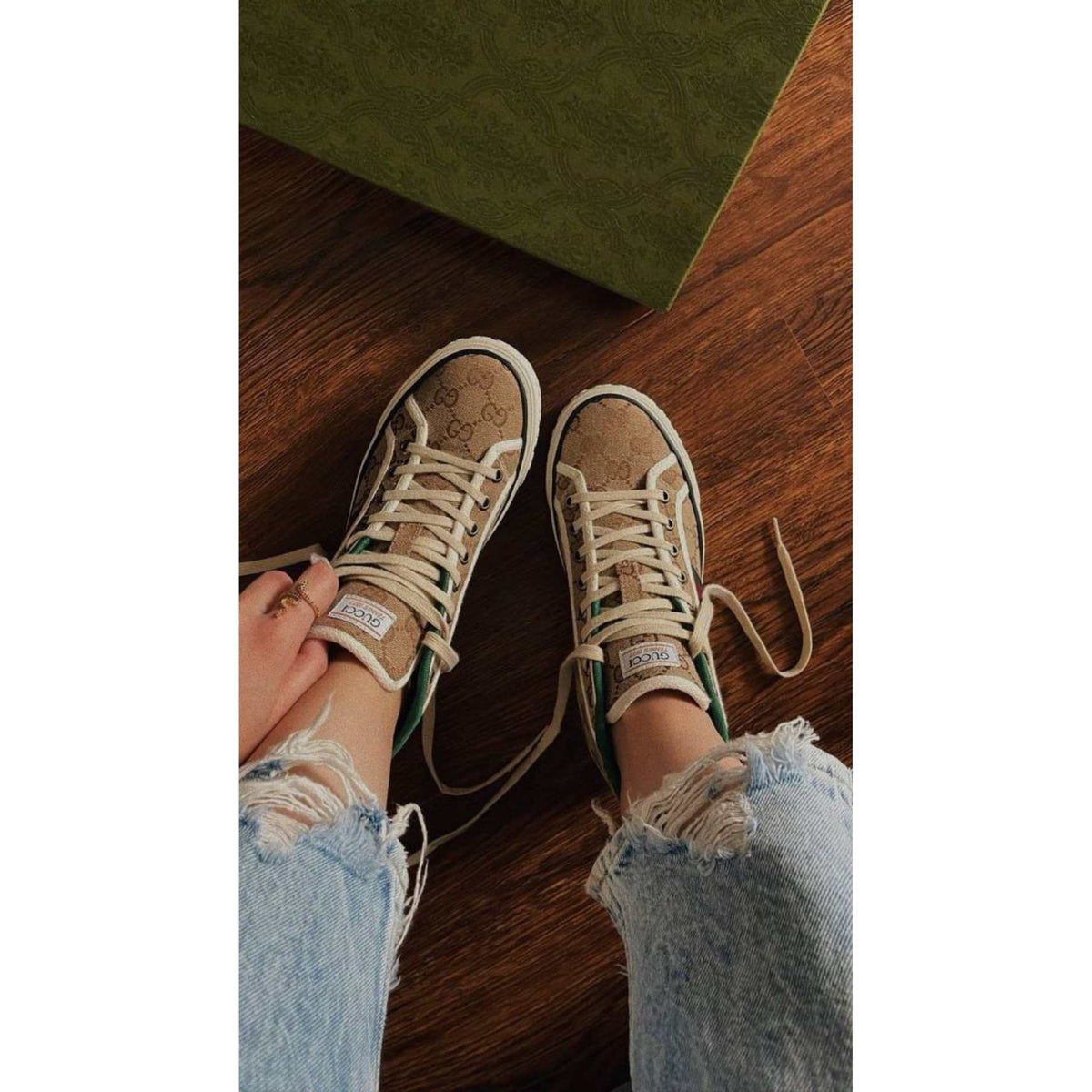 Women’s GG Gucci Tennis 1977 Sneaker