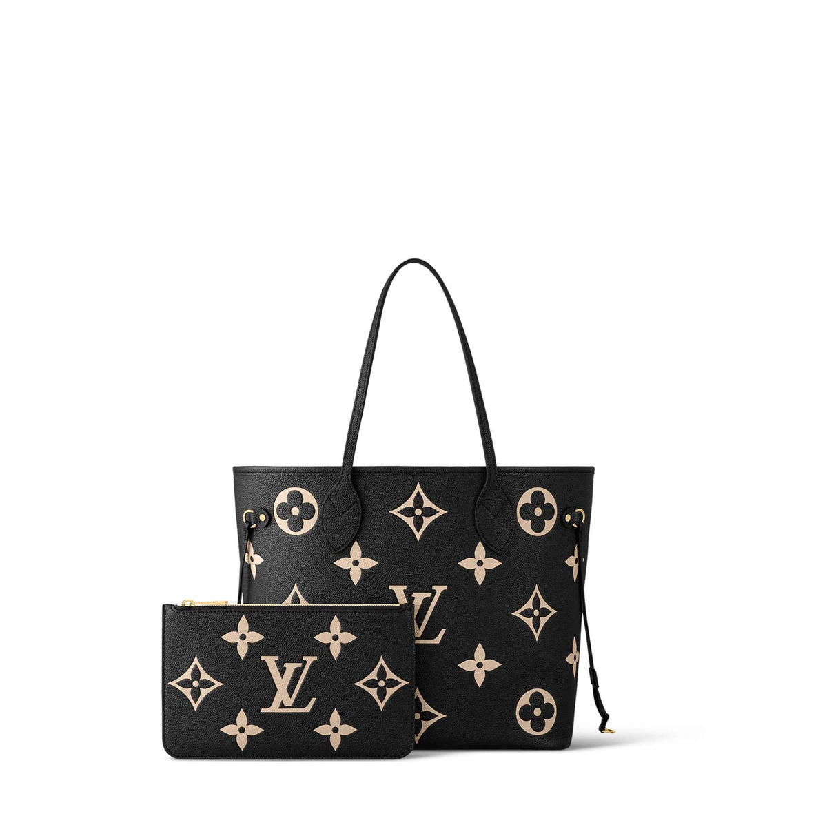 Neverfull MM BLACK BEIGE