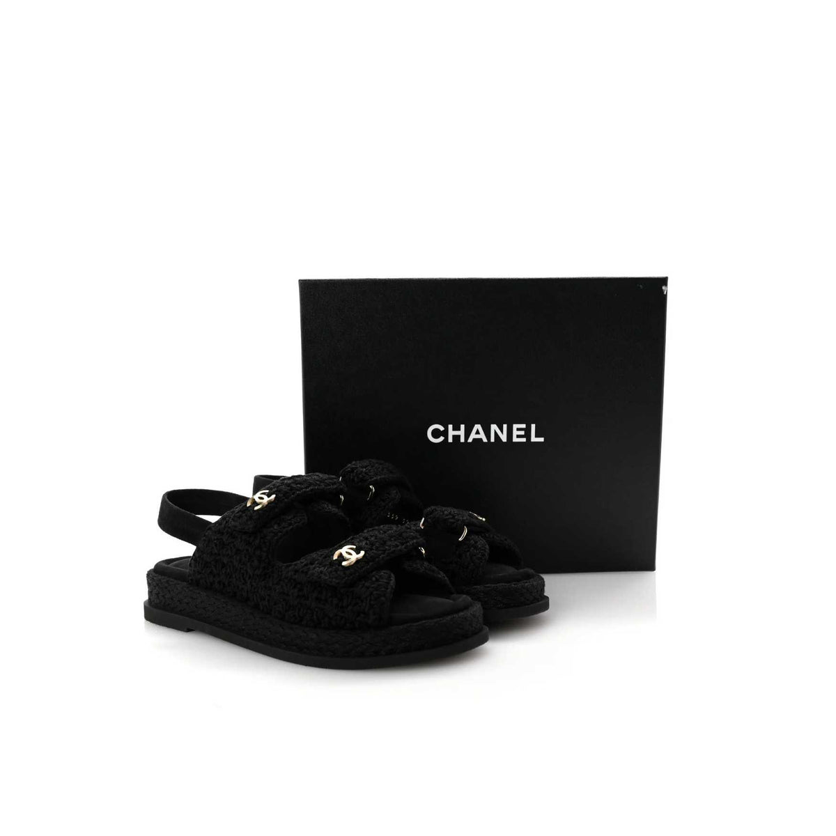 Chanel Crochet Sandals