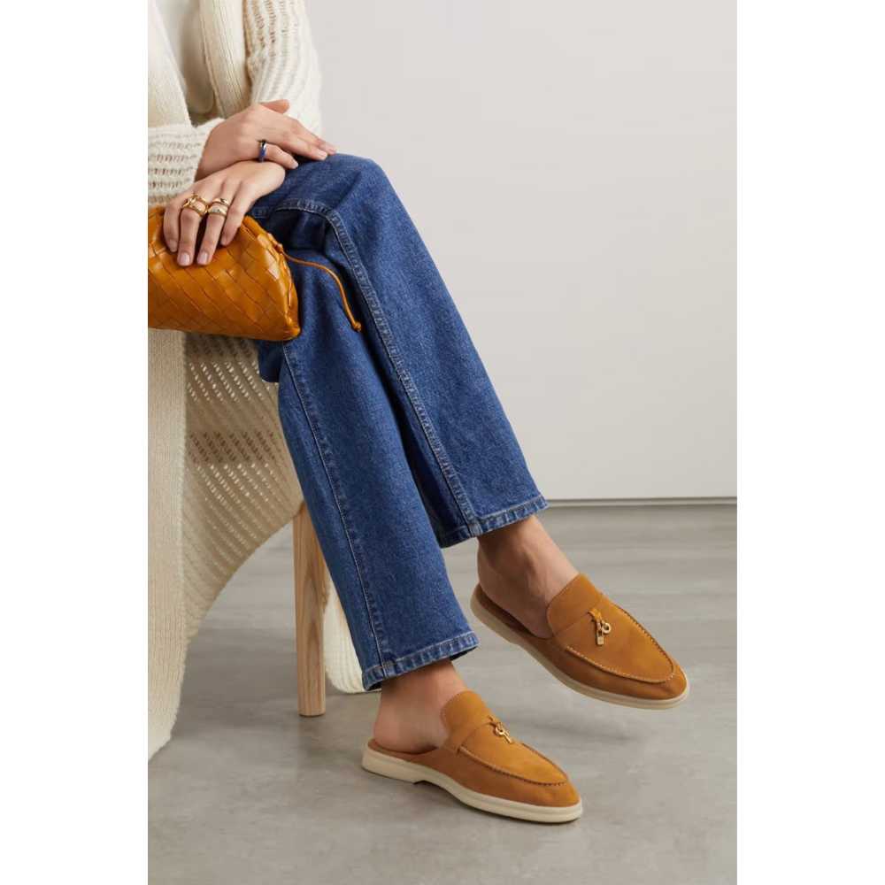 Babouche Charms Walk Loafers Brown
