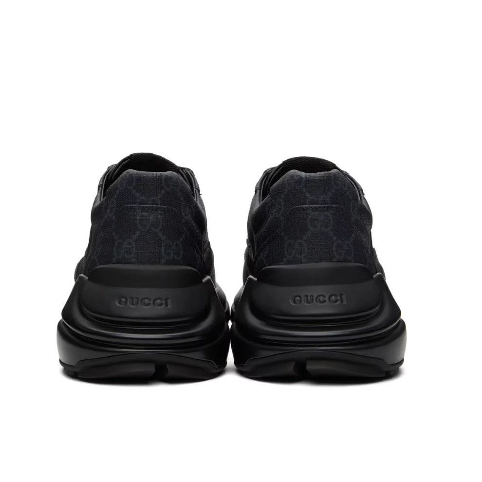 GUCCI Black Rhyton Sneaker