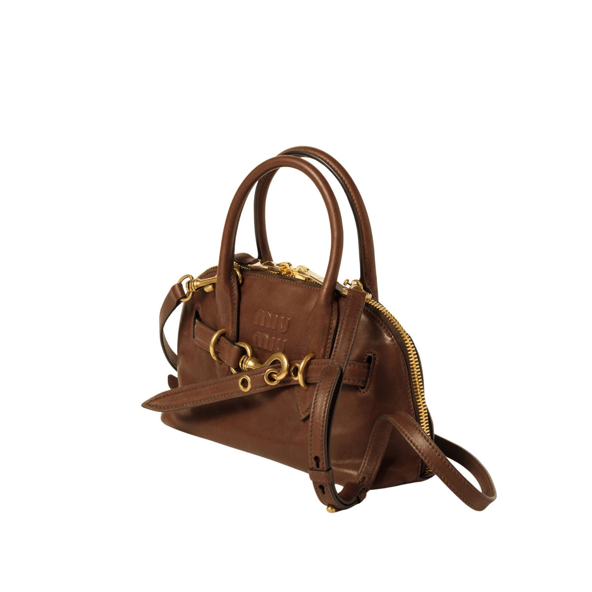 Aventure nappa leather top-brown