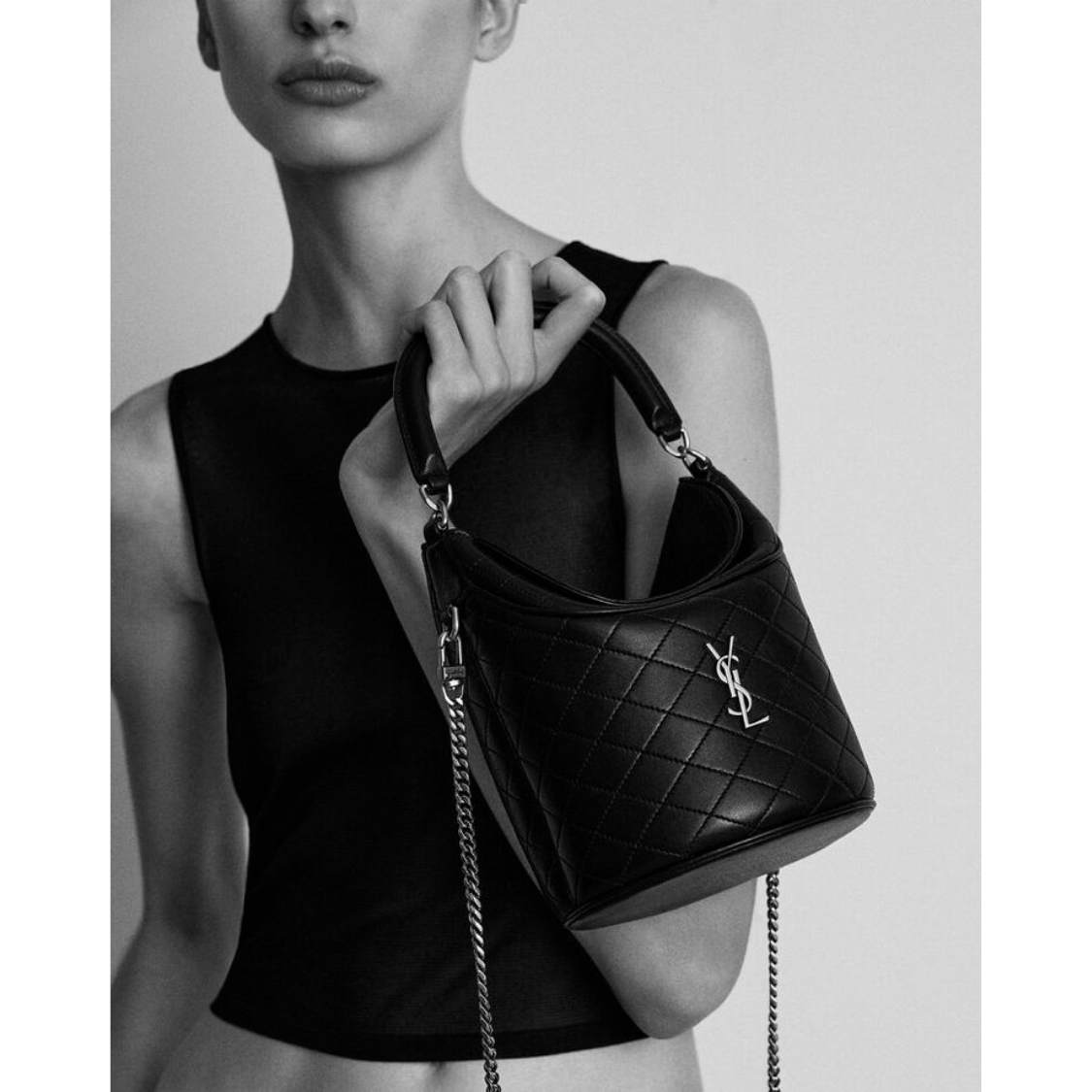 GABY bucket bag in lambskin