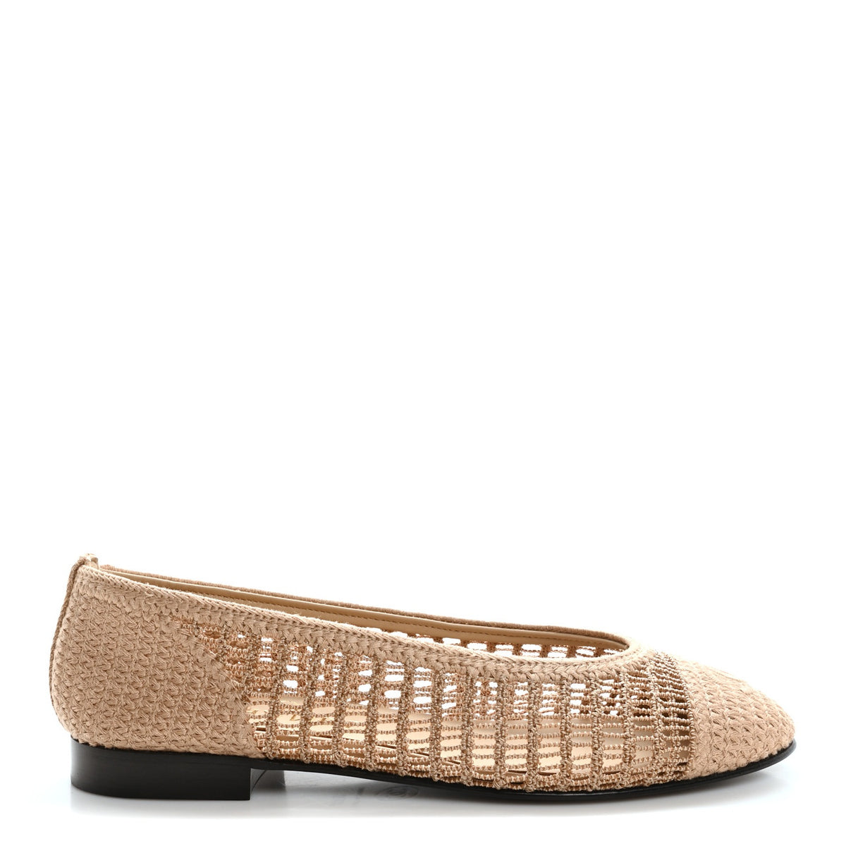 Chanel Dark Beige Ballet Flat