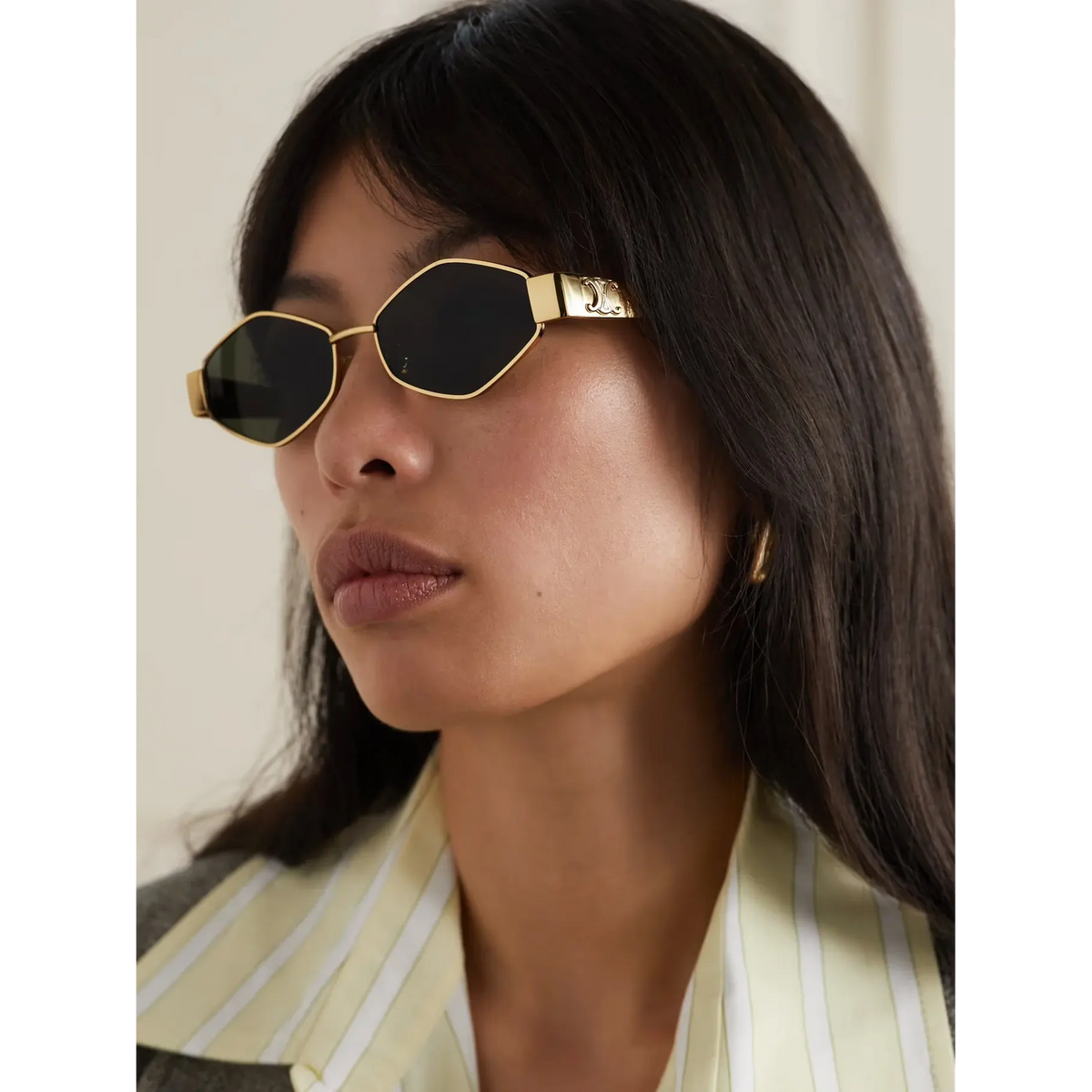 CELINE Metaltriomphe Gold-Green