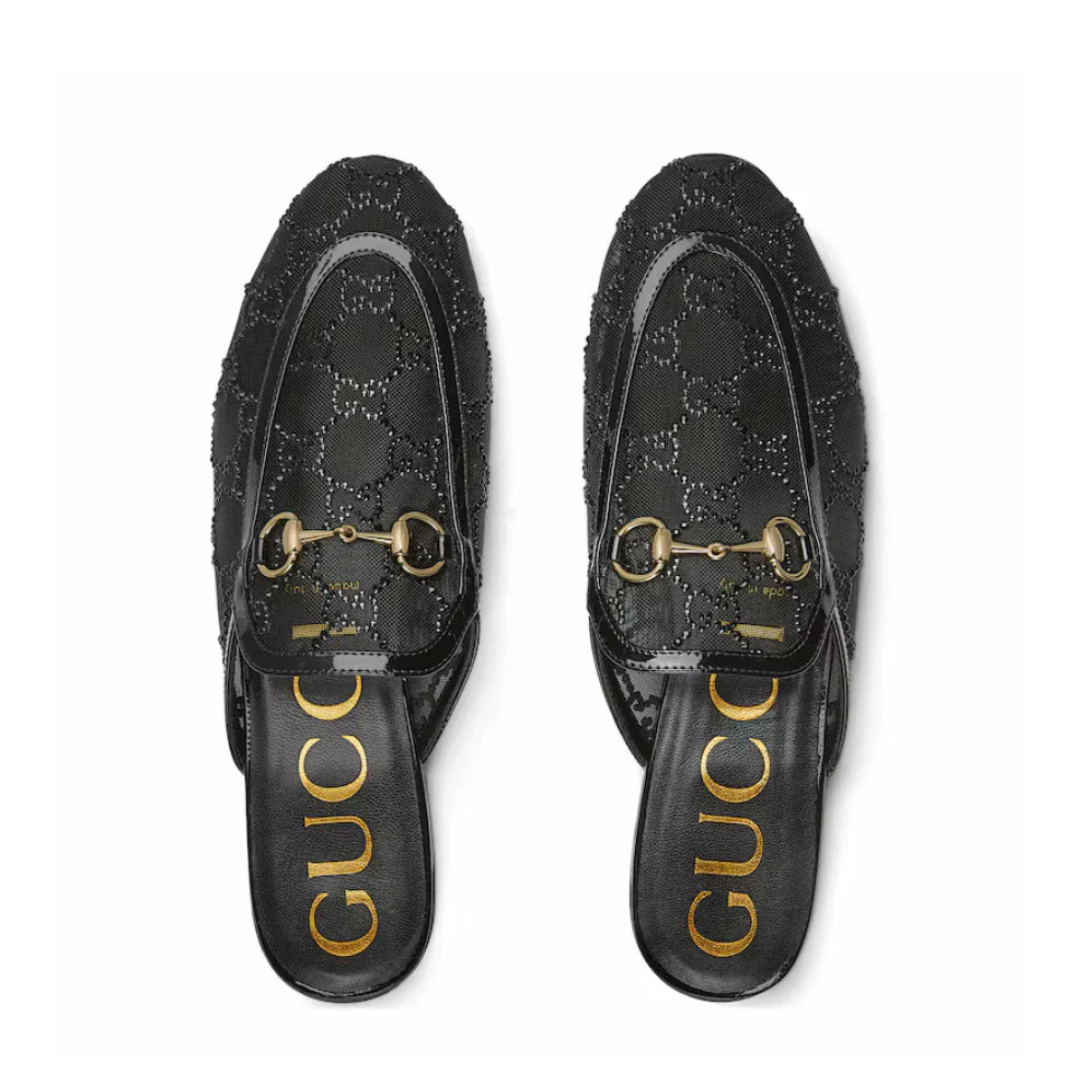 Gucci GG crystal slipper