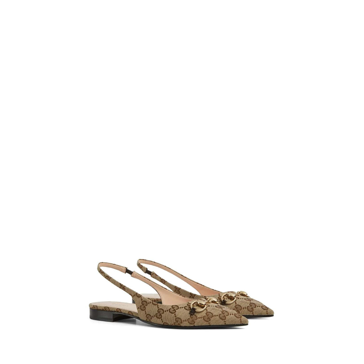 Horsebit slingback ballet flat
