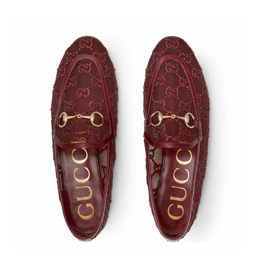 Gucci GG Crystal Loafers