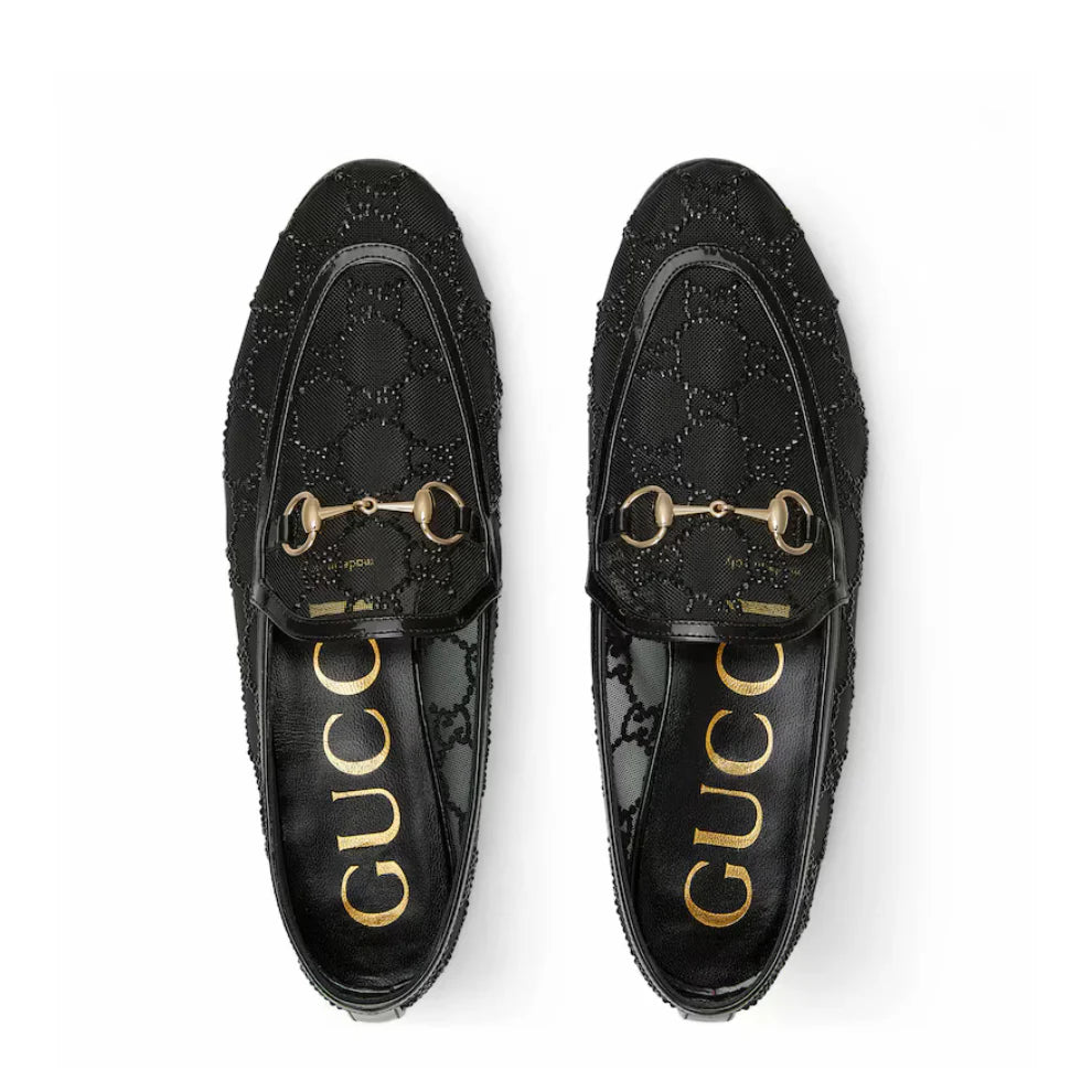 Gucci GG Crystal Loafers