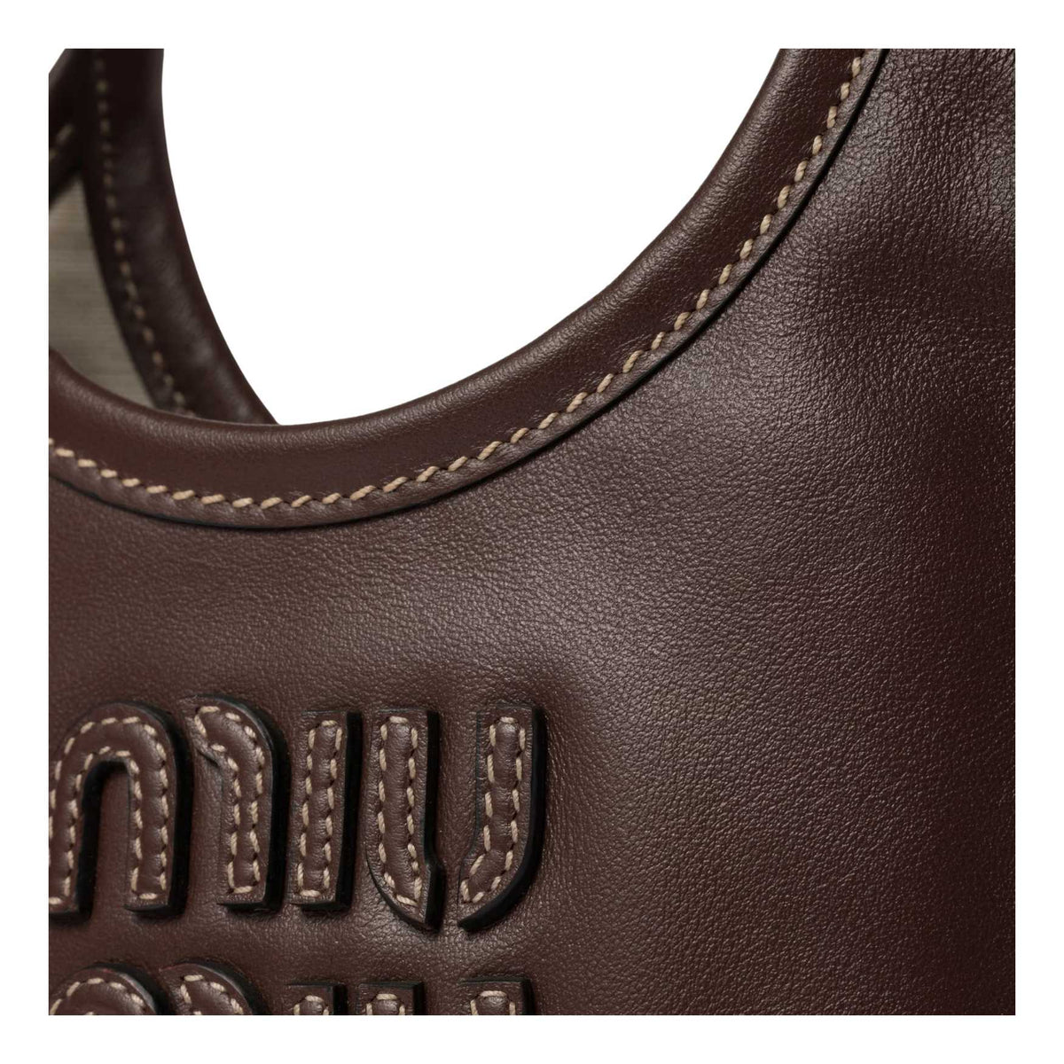 Ivy leather handbag-dark