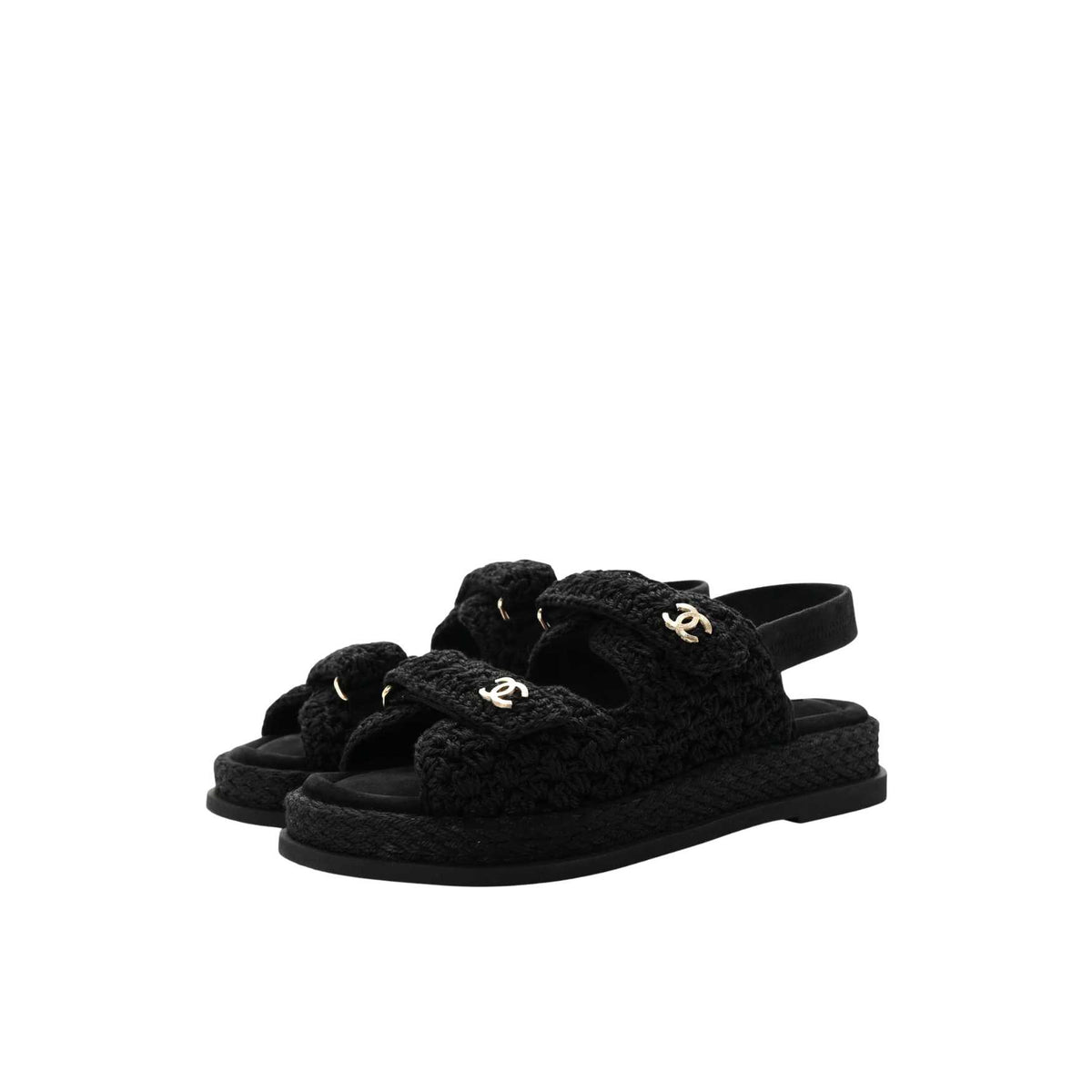 Chanel Crochet Sandals