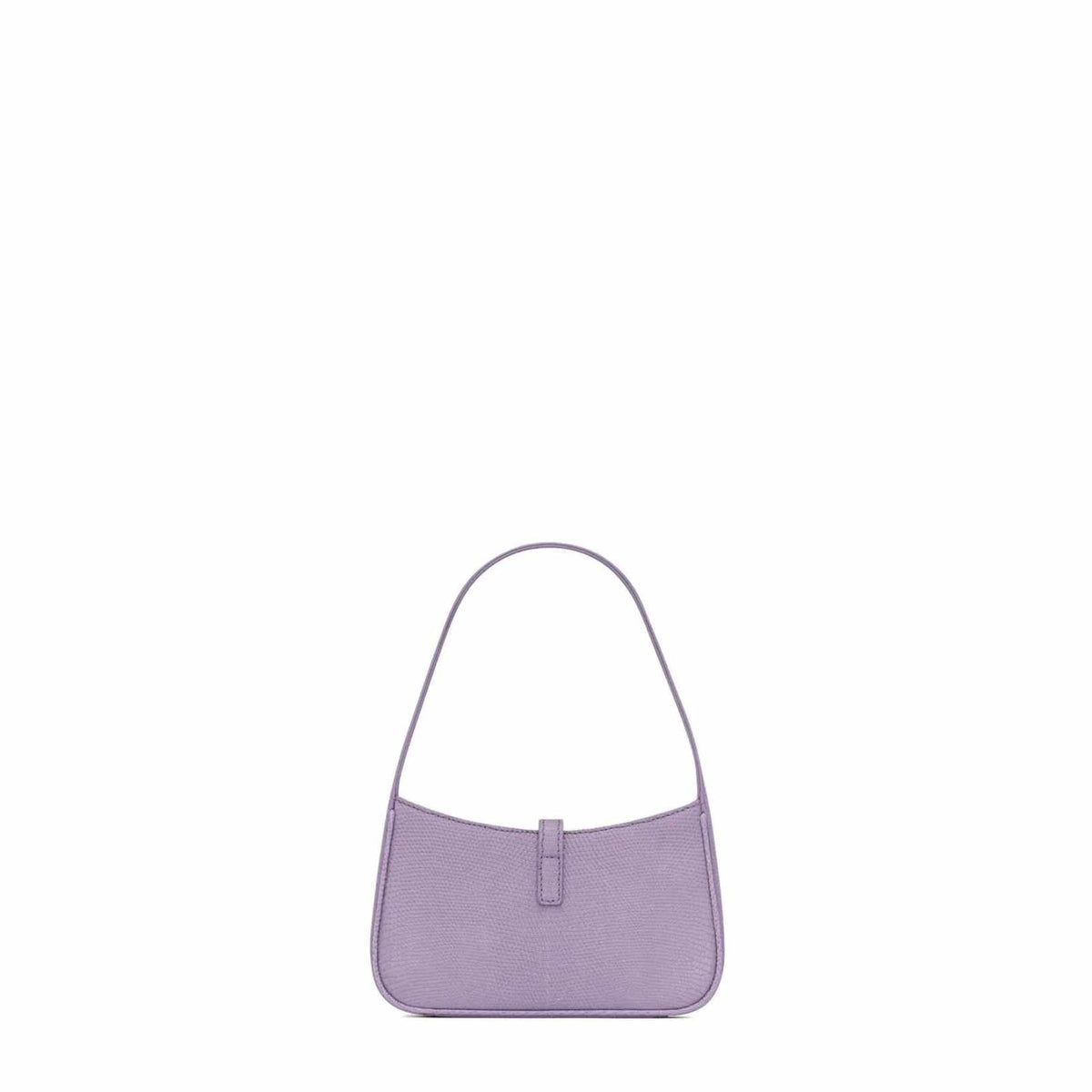 le 5 à ysl plaque bag purple