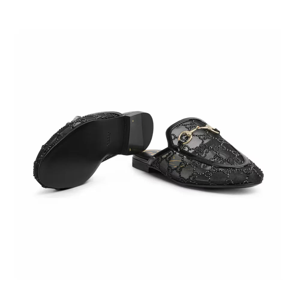 Gucci GG crystal slipper
