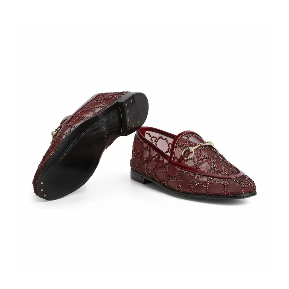 Gucci GG Crystal Loafers