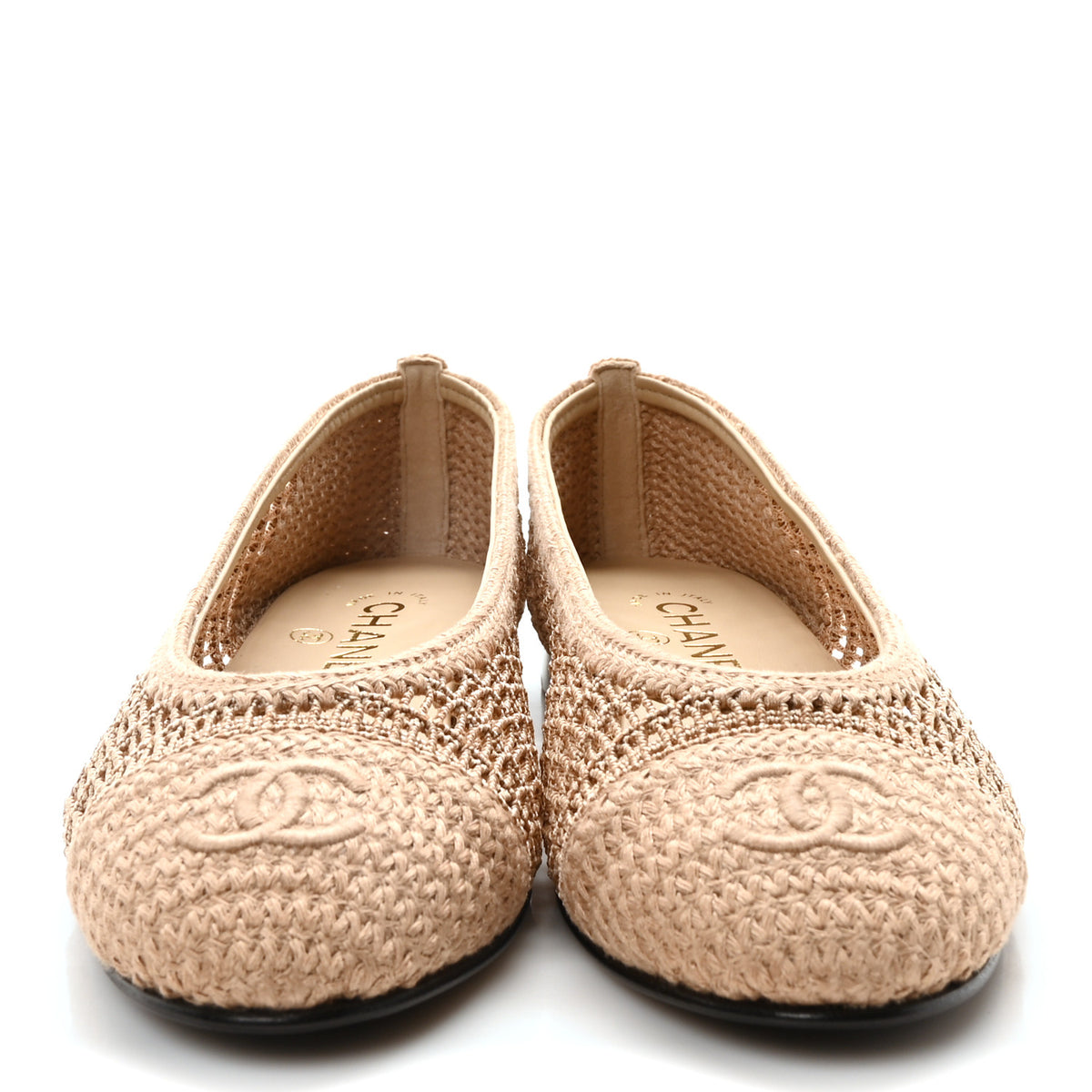 Chanel Dark Beige Ballet Flat