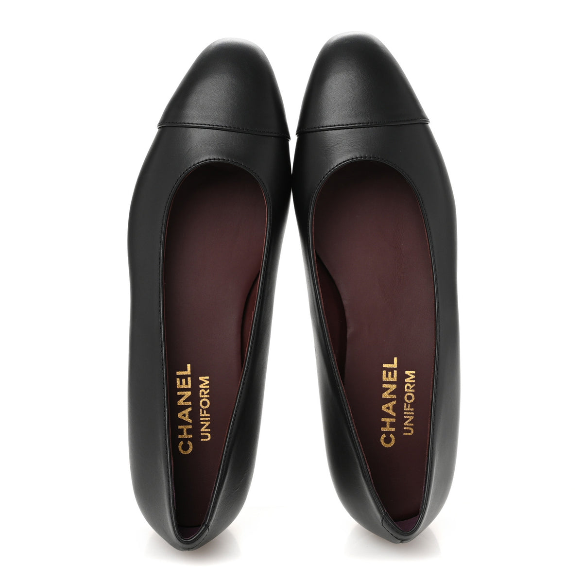 Chanel Lambskin Black Ballet Flat