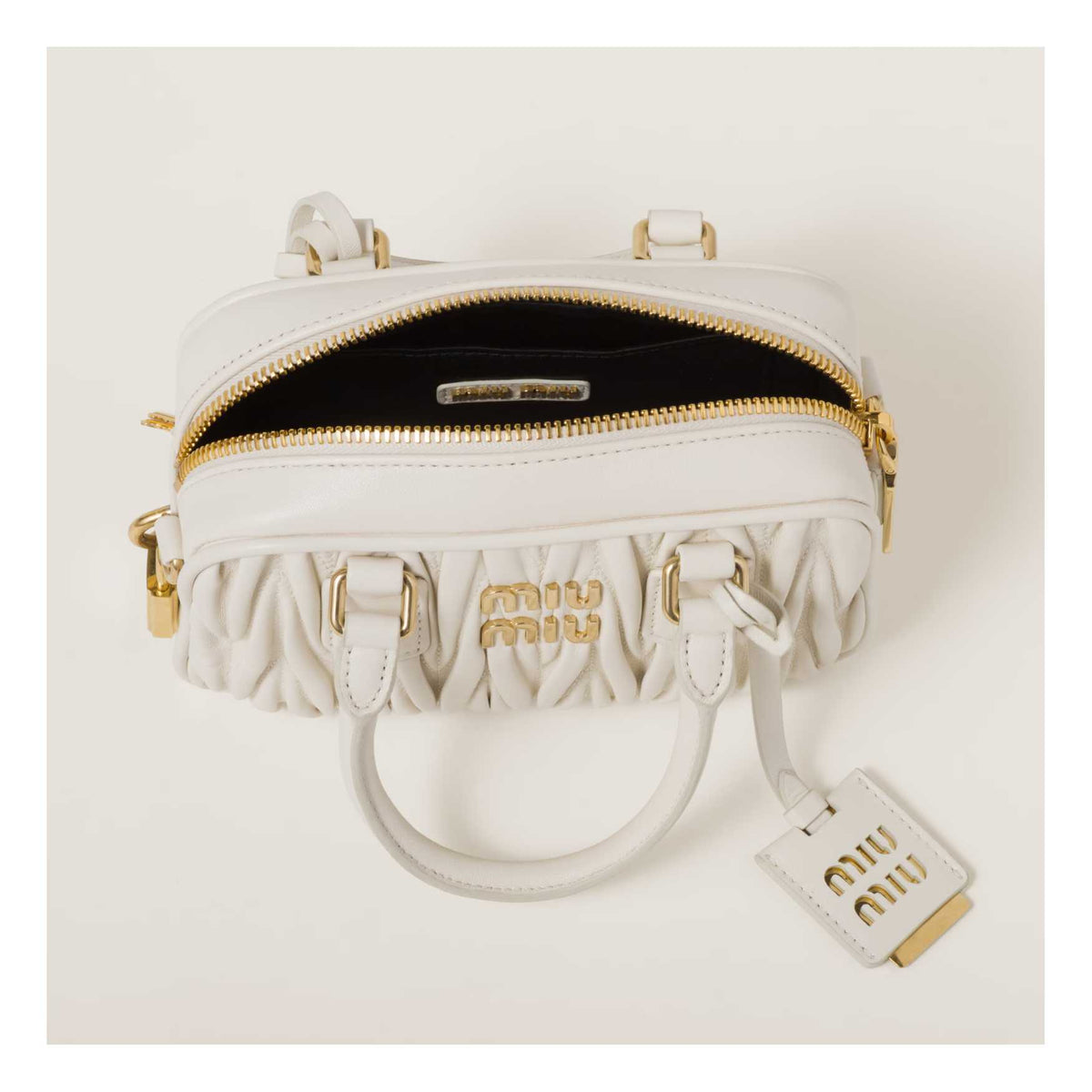 Arcadie Matelassé nappa leather bag