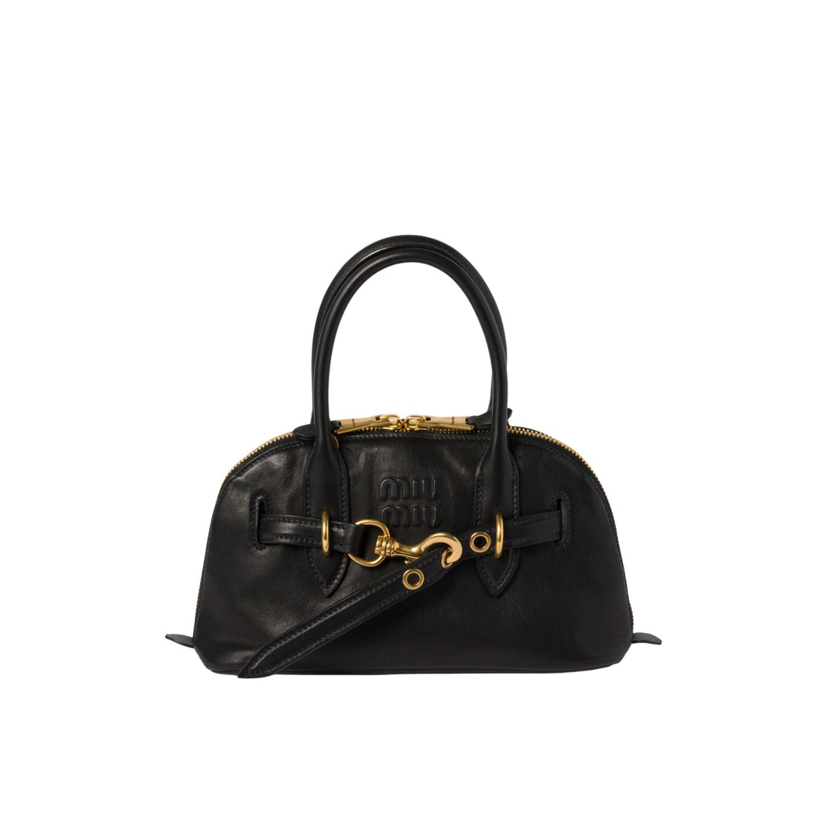 Aventure nappa leather top-black