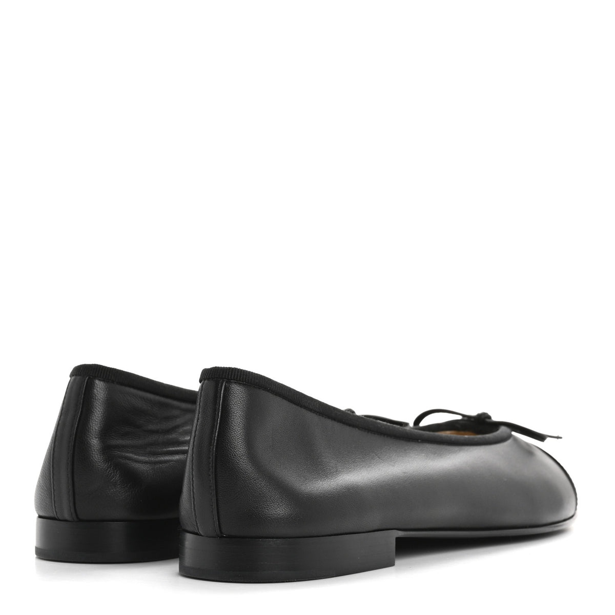 Chanel Cap Toe Black Ballet Flat