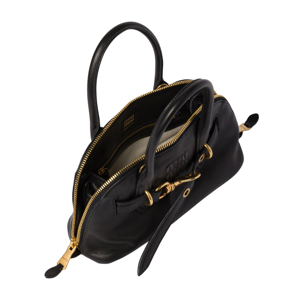 Aventure nappa leather top-black