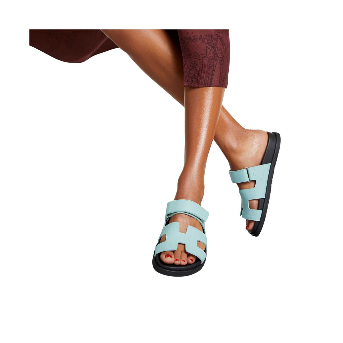Hermes Chypre Sandal – bleu
