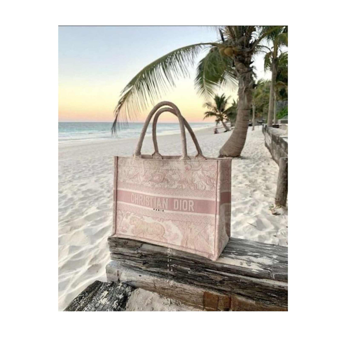 DIOR TOTE MEDIUM- pink